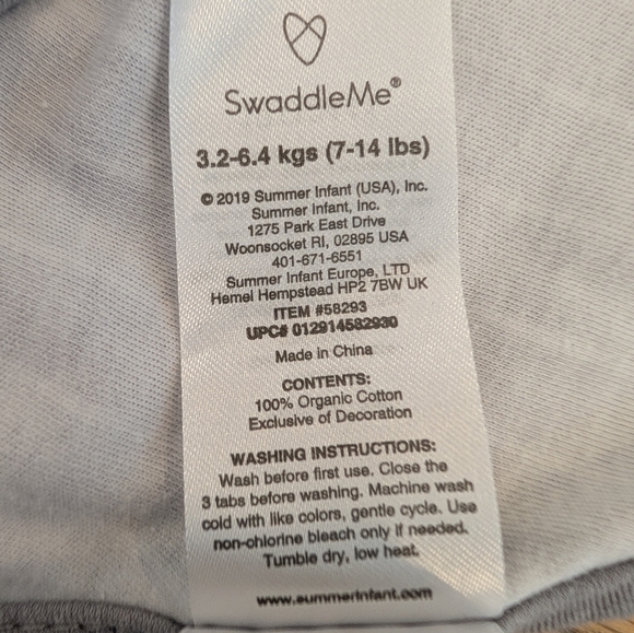 ❤️ 2 for 10 ❤️ SwaddleMe 7-14lbs - Picture 3 of 4